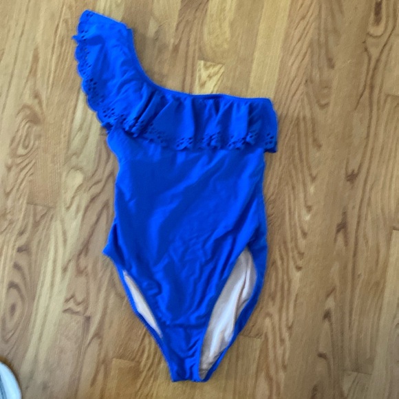 Women’s JCrew bathing suit royal blue size medium - Picture 1 of 3
